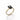 Angle view shows a delicate yellow gold ring with a bold emerald cut black diamond resting on a slim polished band.