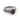 Close up view of Black Diamond Engagement Ring with Prong Setting and Filigree Design in White Gold – Bold and Timeless Look