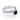 Side view of white gold ring featuring a round black diamond framed in a pavé diamond halo with a vintage-inspired band design