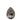 0.72 ct Pear Shape Salt and Pepper Diamond