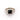Front view of yellow gold ring with a cushion black diamond, two round white diamonds, and a pavé diamond-accented band.