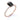 Angle view of a rose gold ring featuring an emerald cut black diamond with a pavé diamond band, elegant and luxurious design.
