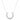 0.50 Ct Round Cut Channel Setting Horseshoe Diamond Pendant