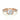 1.5 Ct Round & Trillion Cut Man Made Diamond 3 Stone Ring