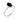 Angle view of delicate halo ring featuring an elongated oval black diamond set on a slim band lined with tiny white stones.