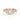 1 Carat Princess Cut Diamond Three Stone Ring with Sleek Band