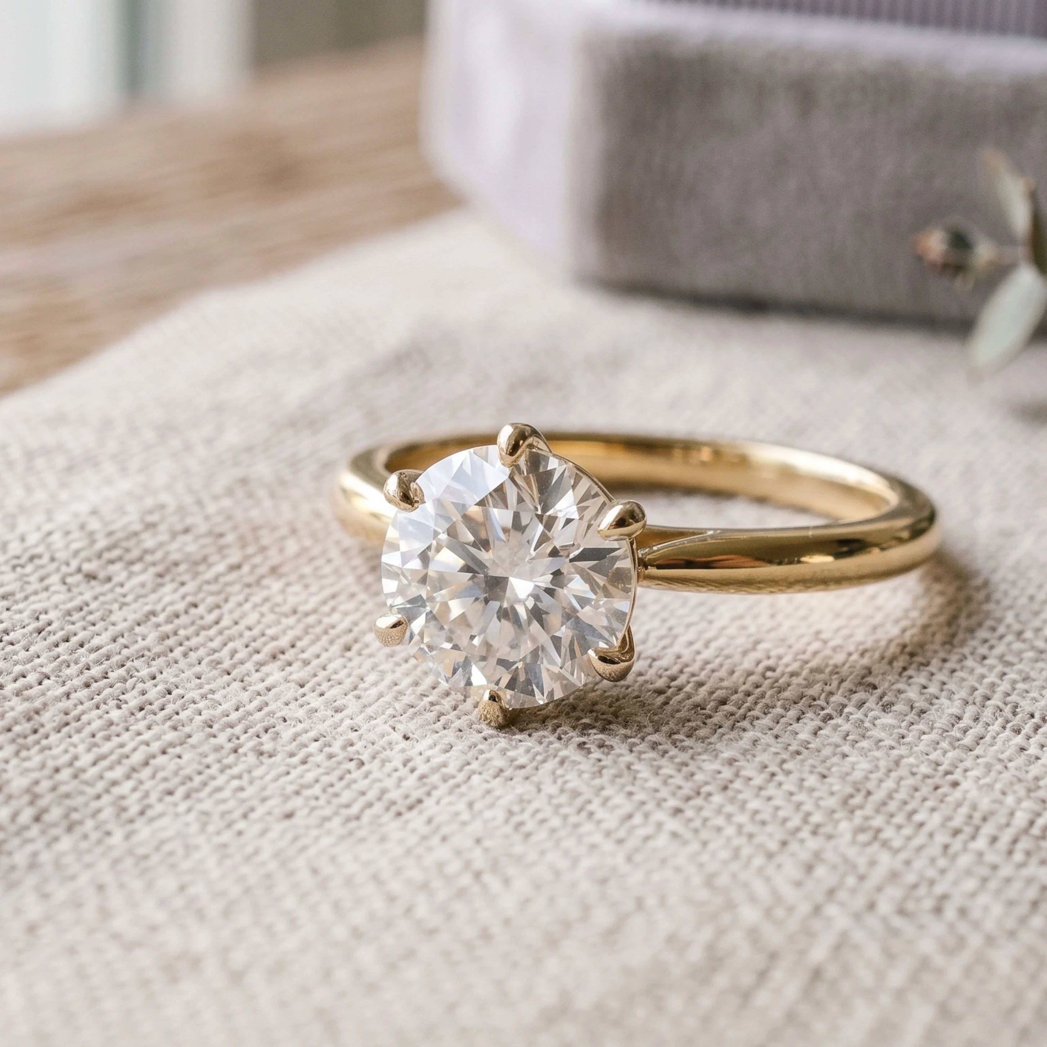 1 Ct Round Solitaire Diamond Ring: Lab Vs. Natural At Under $500