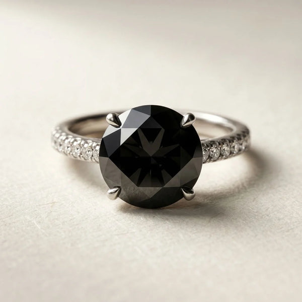 Black Diamond Engagement Rings