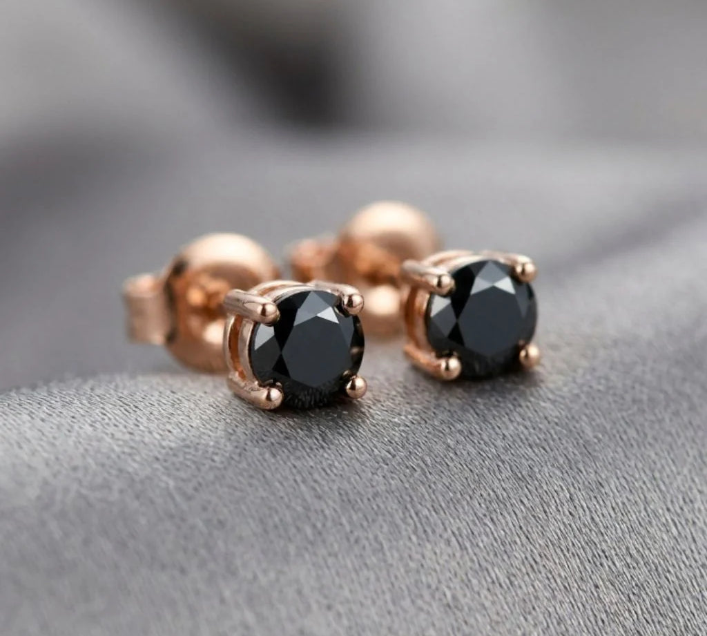Black Diamond Earrings