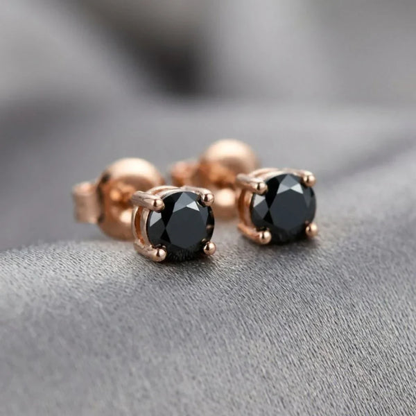 Black Diamond Earrings