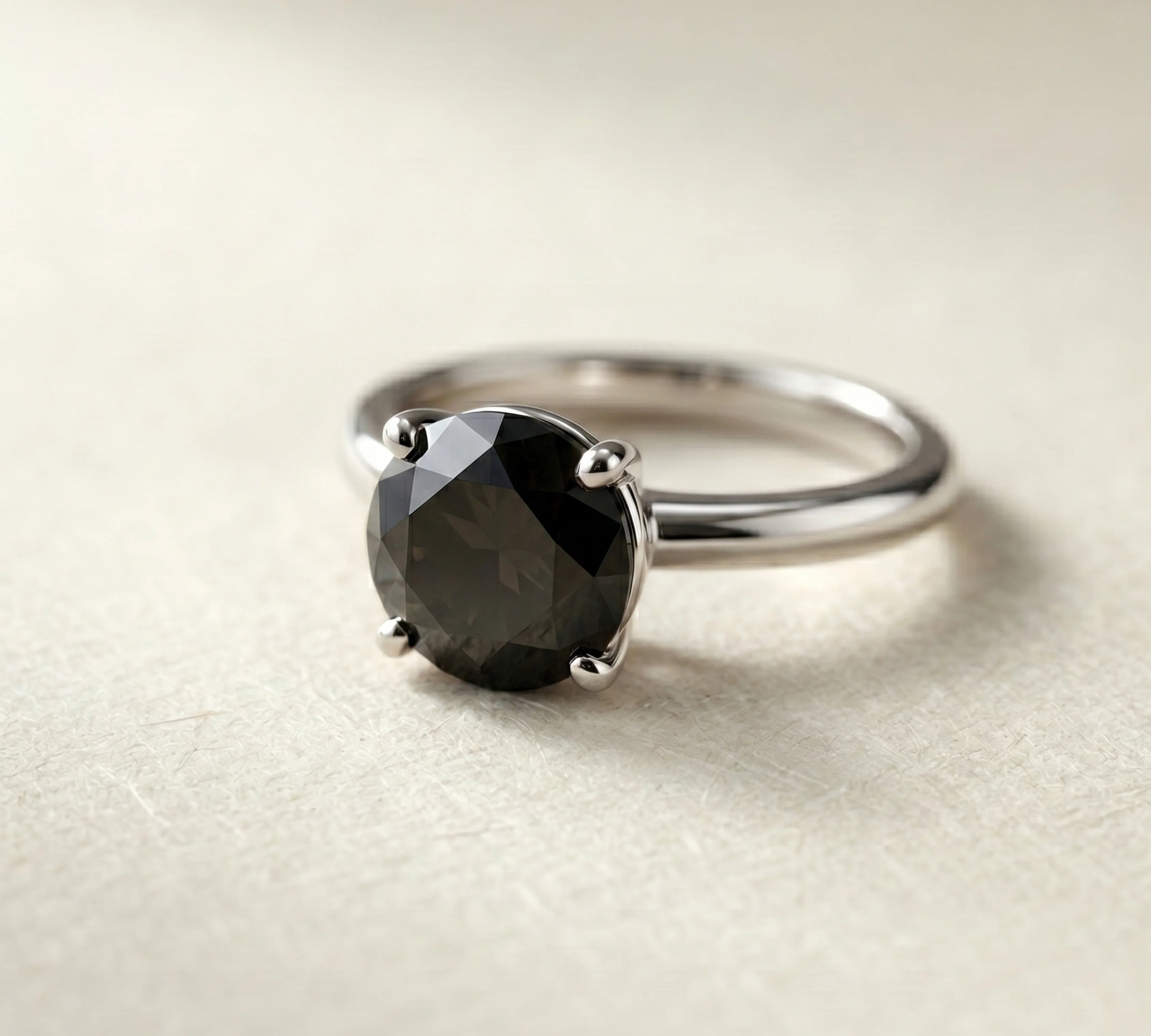 Black Diamond Solitaire Ring: The Complete Guide to Styles, Meaning & Metal Choices