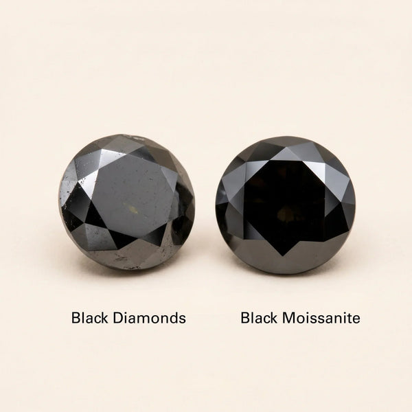 Black Diamonds Vs Black Moissanite
