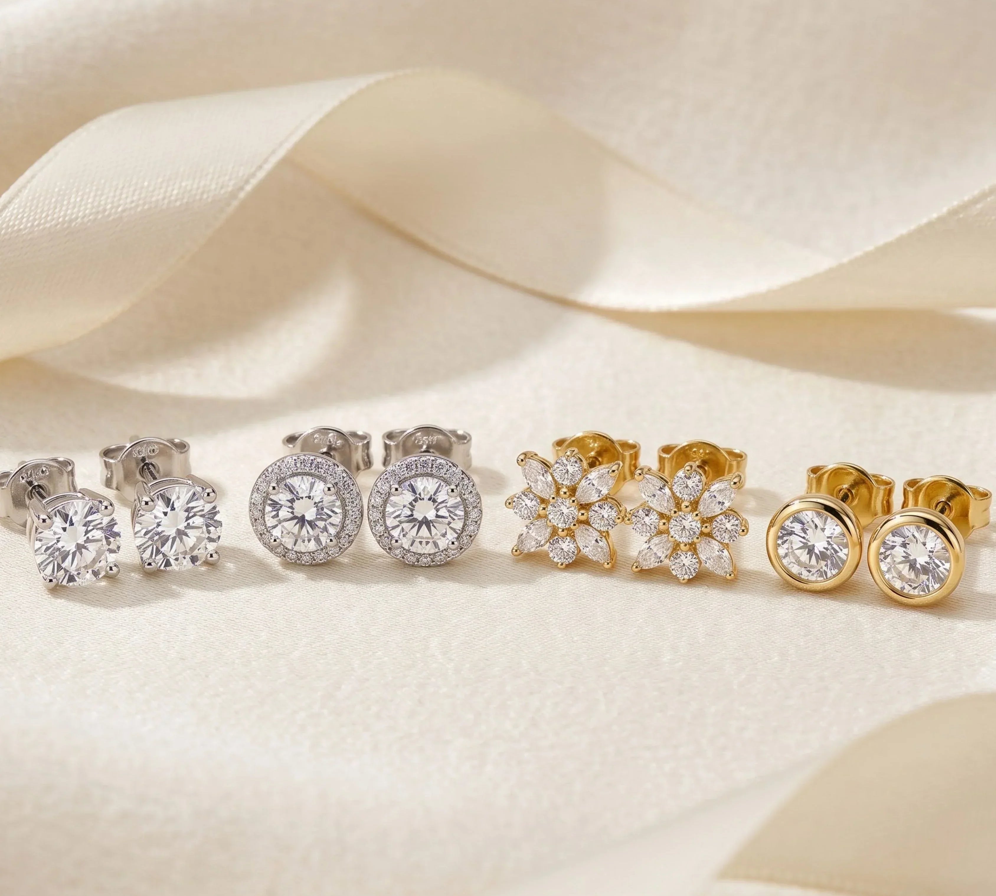 Diamond Stud Earrings Buying Guide: Halo, Solitaire, Cluster & Bezel Settings (2026)