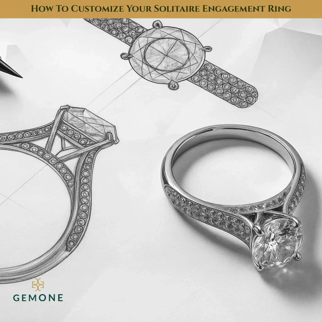 Custom Rings And Solitaire Engagement Ring 