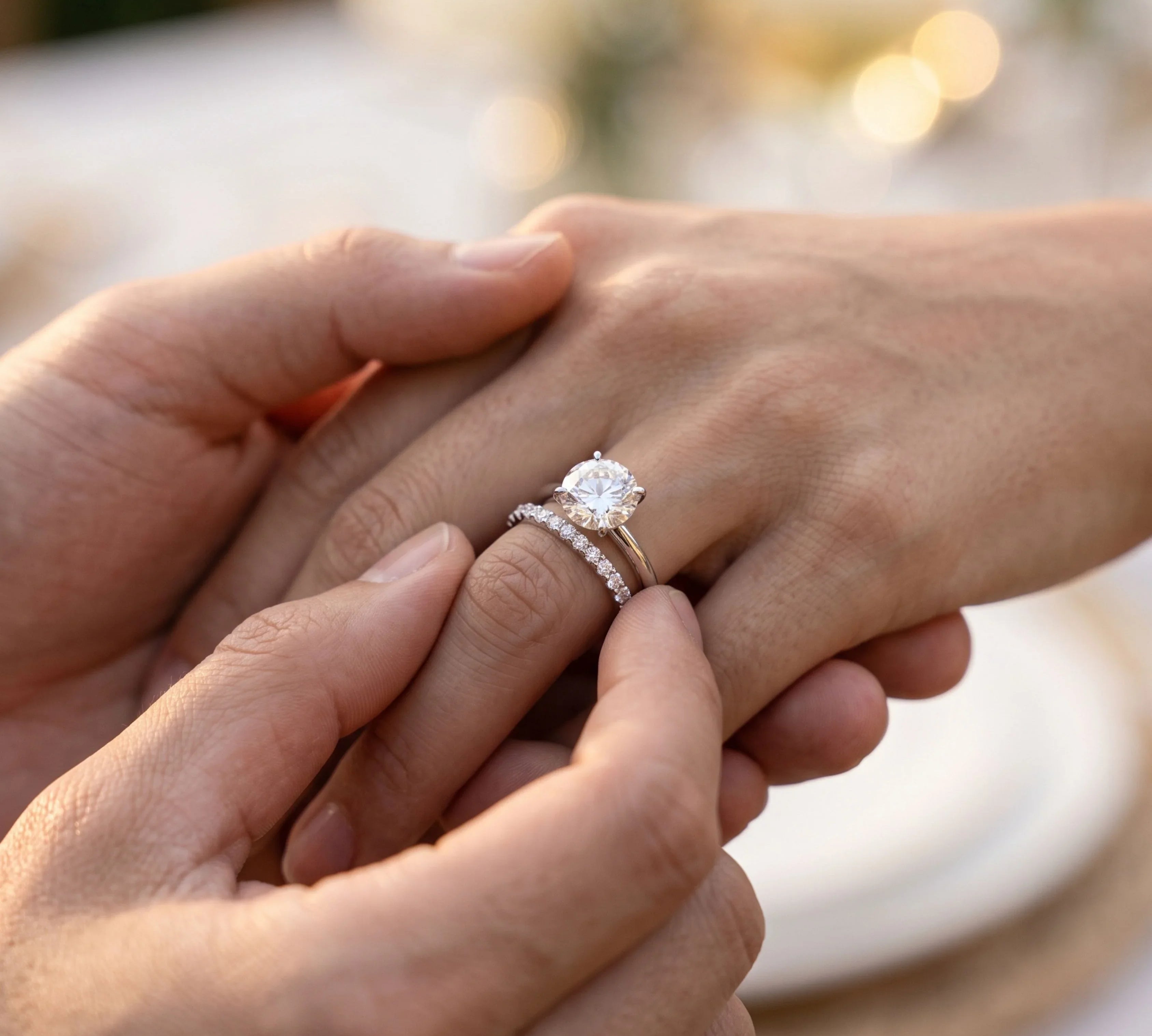 Lab Diamond Wedding Ring