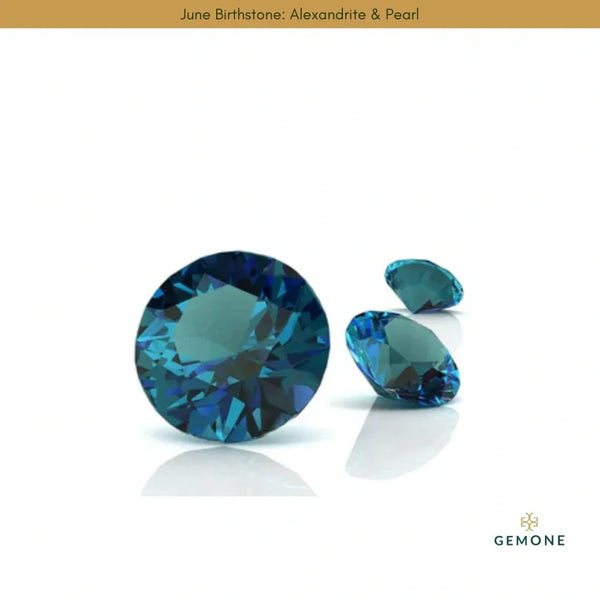 June Birthstone: Alexandrite & Pearl