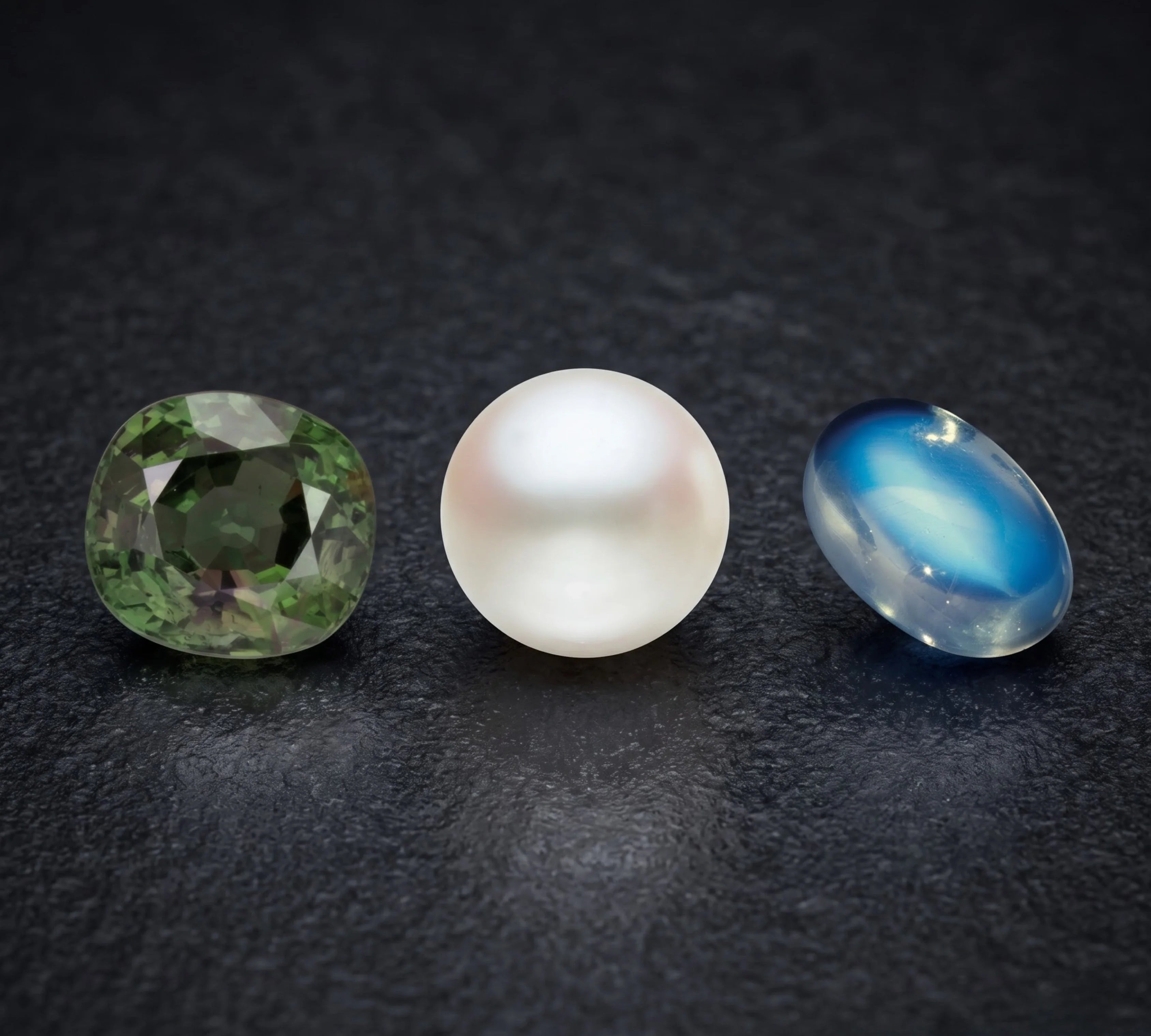 June Birthstone: Alexandrite & Pearl 