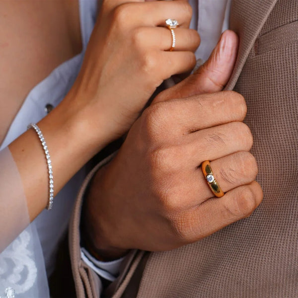 Lab Diamond Wedding Bands vs Mined Diamond Bands