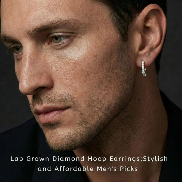 Lab Grown Diamond Hoop Earrings: Stylish and Affordable Men's Picks