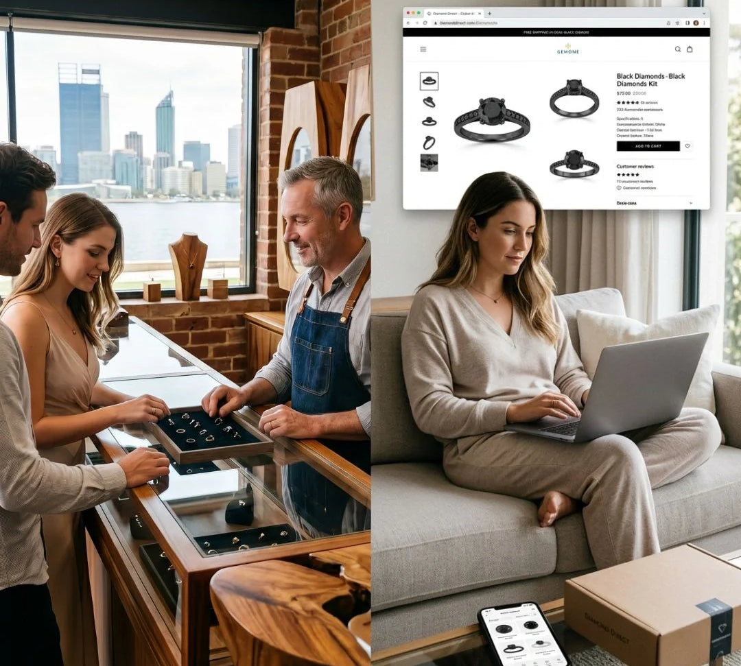 Local Perth Jewelers vs Online: Who Wins for Black Diamonds?
