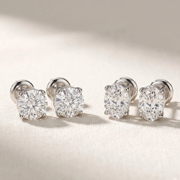 Oval Vs Round Stud Earrings: Which Should You Choose?