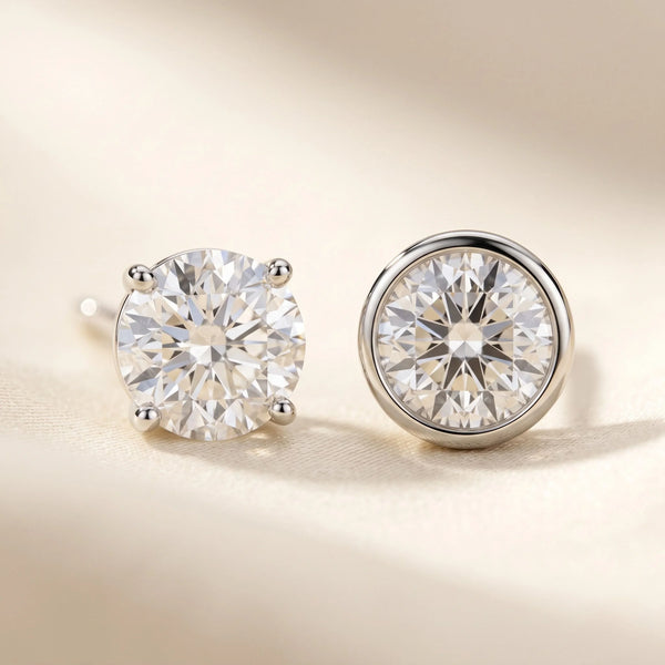 Prong vs. Bezel Set Stud Earrings: Pros, Cons & Which Lasts Longer? 