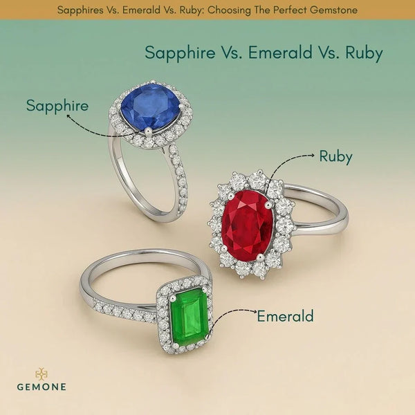 Sapphires Vs. Emerald Vs. Ruby: Choosing The Perfect Gemstone