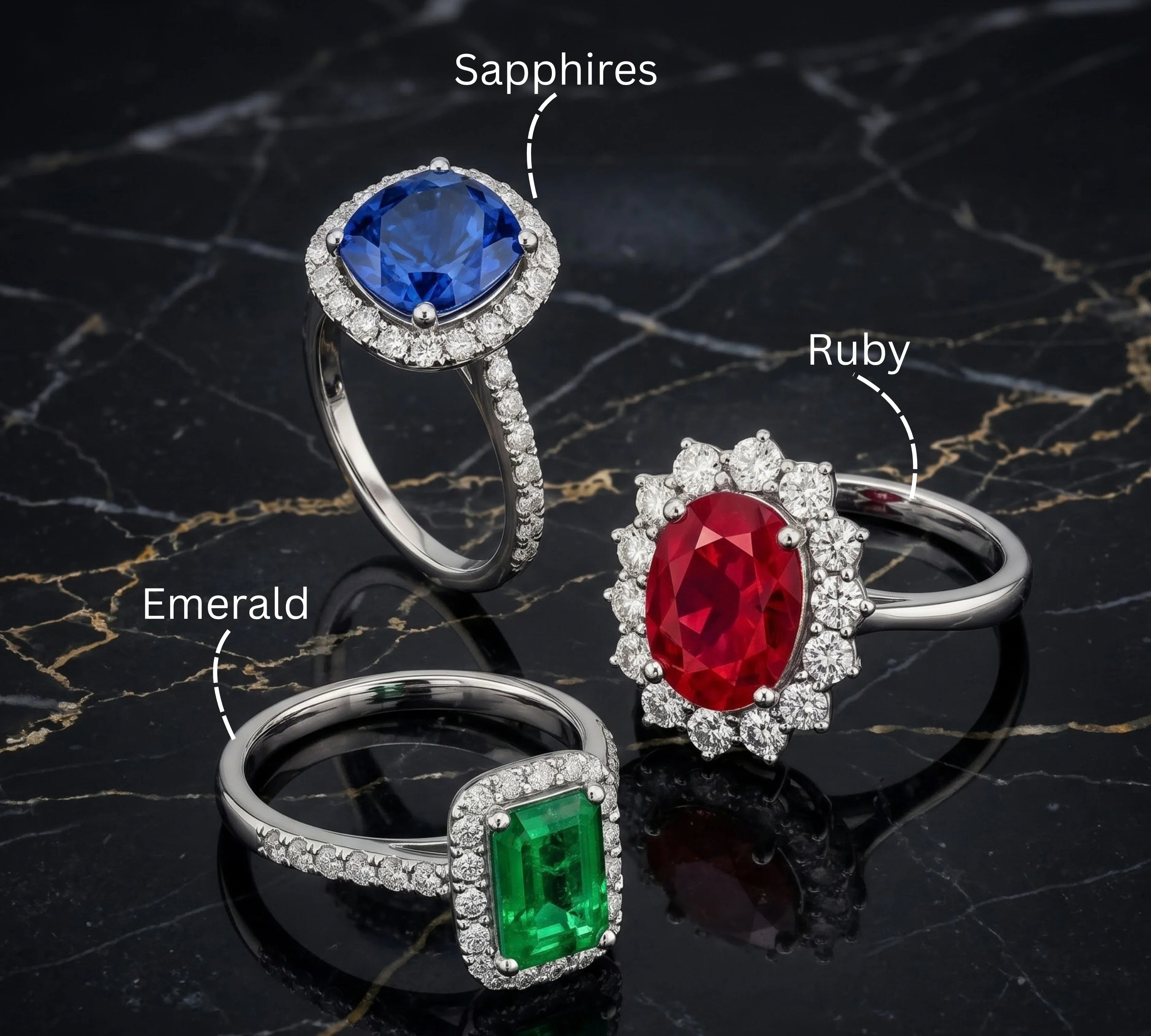 Sapphires Vs. Emerald Vs. Ruby: Choosing The Perfect Gemstone