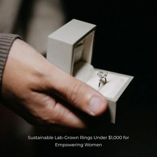 Sustainable Lab Created Diamond Rings Under $1,000 For Empowering Women