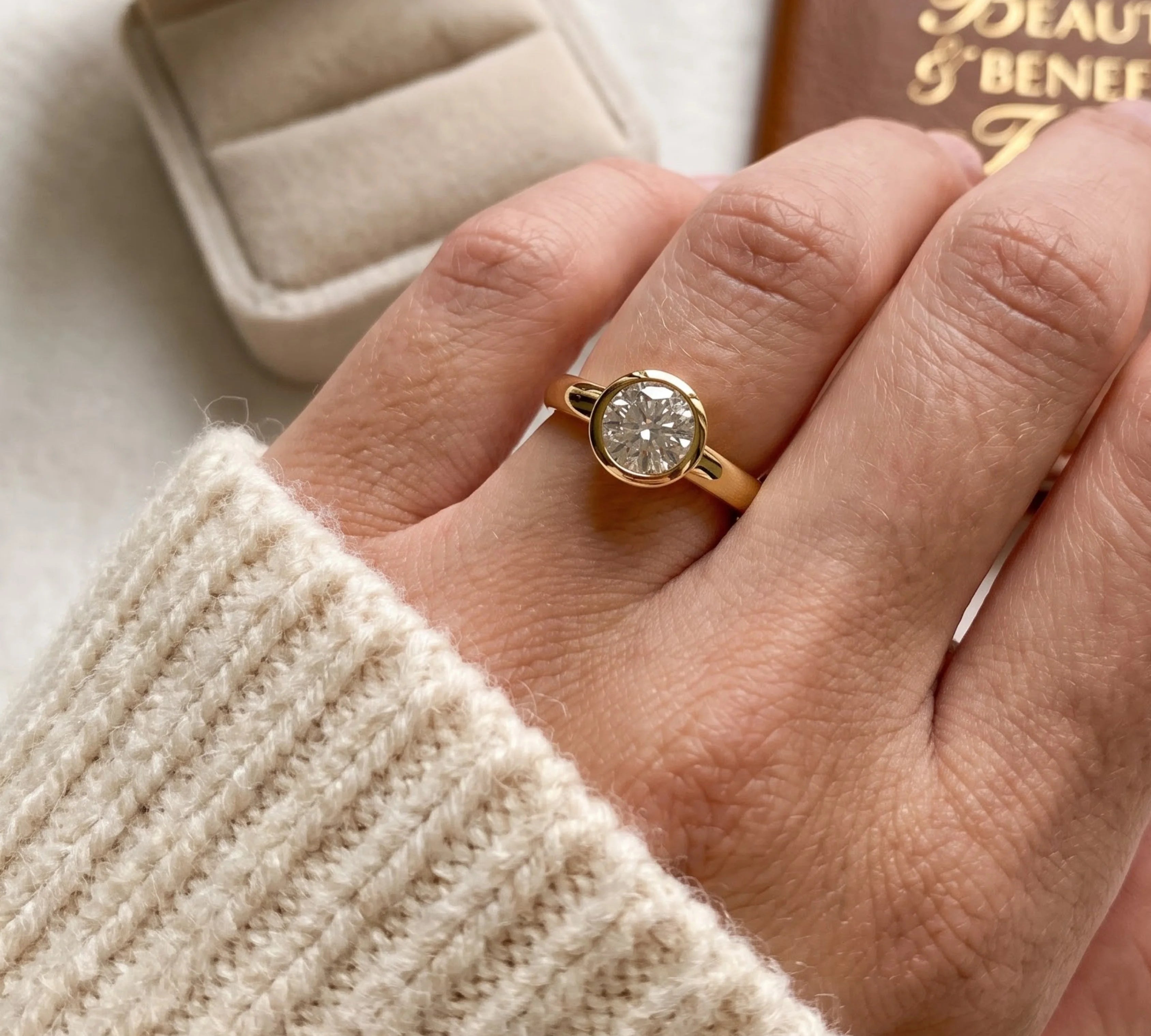 Beauty And Benefits Of Bezel-Set Engagement Rings