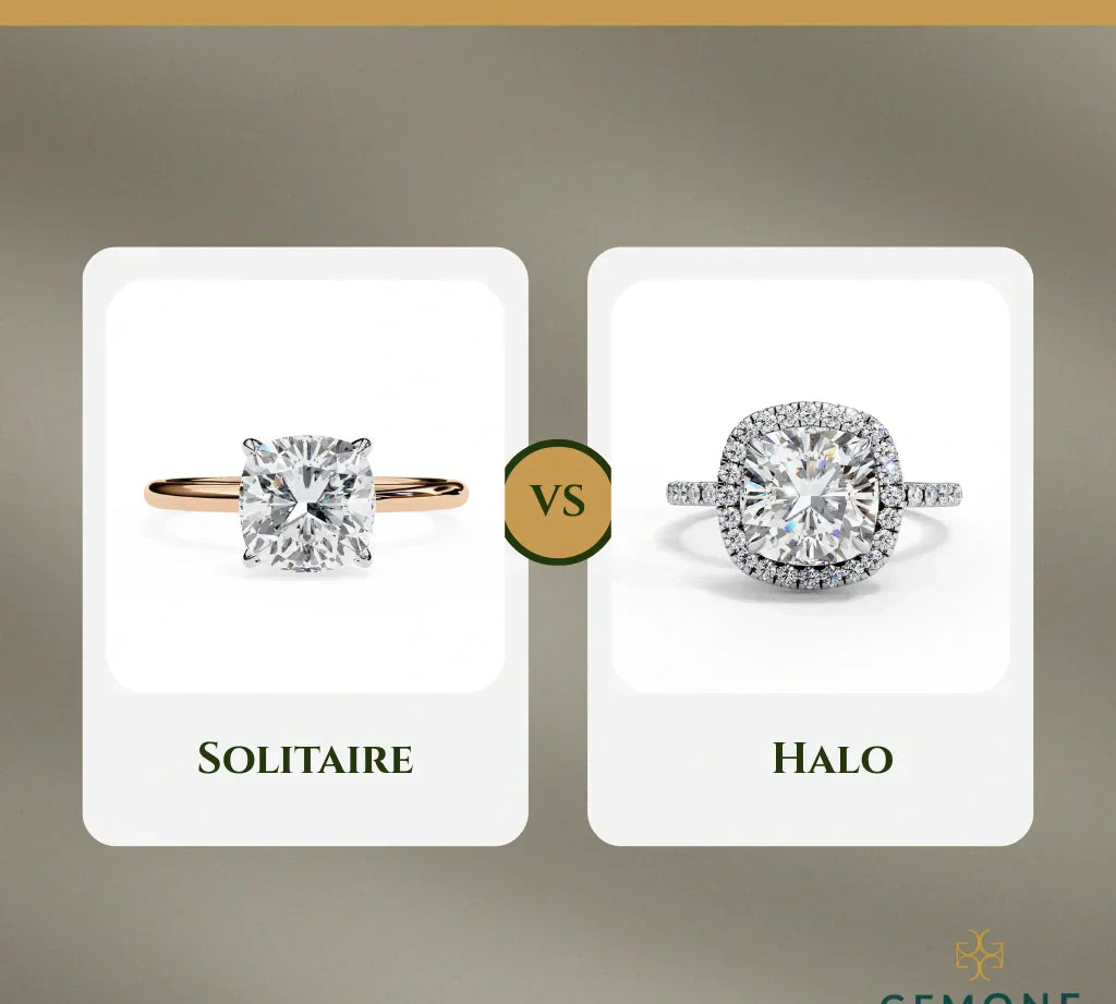 Solitaire vs Halo Engagement Ring: Which Style Is Best for You?