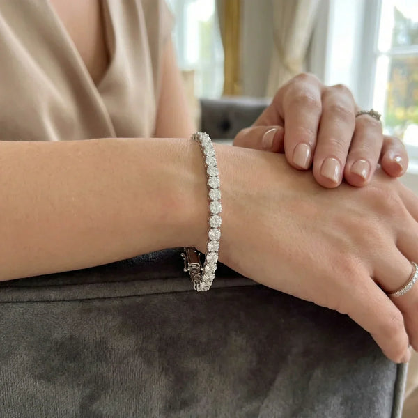 Lab Grown Diamond Tennis Bracelet