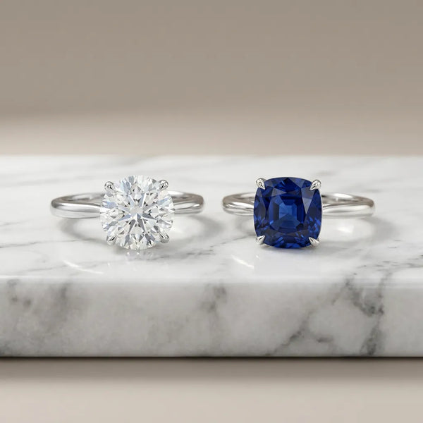 Diamond vs. Gemstone Engagement Rings