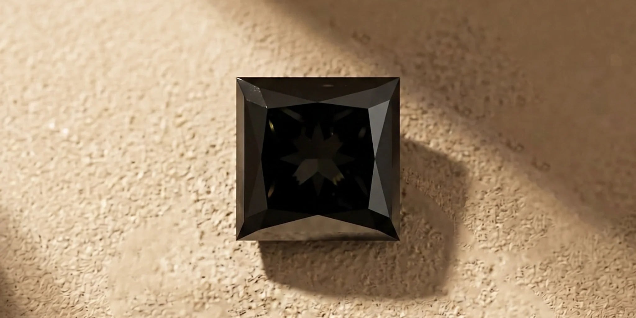 Princess Cut Black Diamond