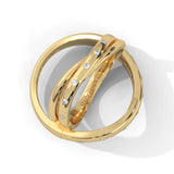 0.07 Ct Lab Diamond Men's Ring White Gold Couple Ring