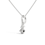 0.33 Ct Solitaire Black Diamond Pendant