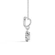 0.65 Carat Round Solitaire Black Diamond Pendant