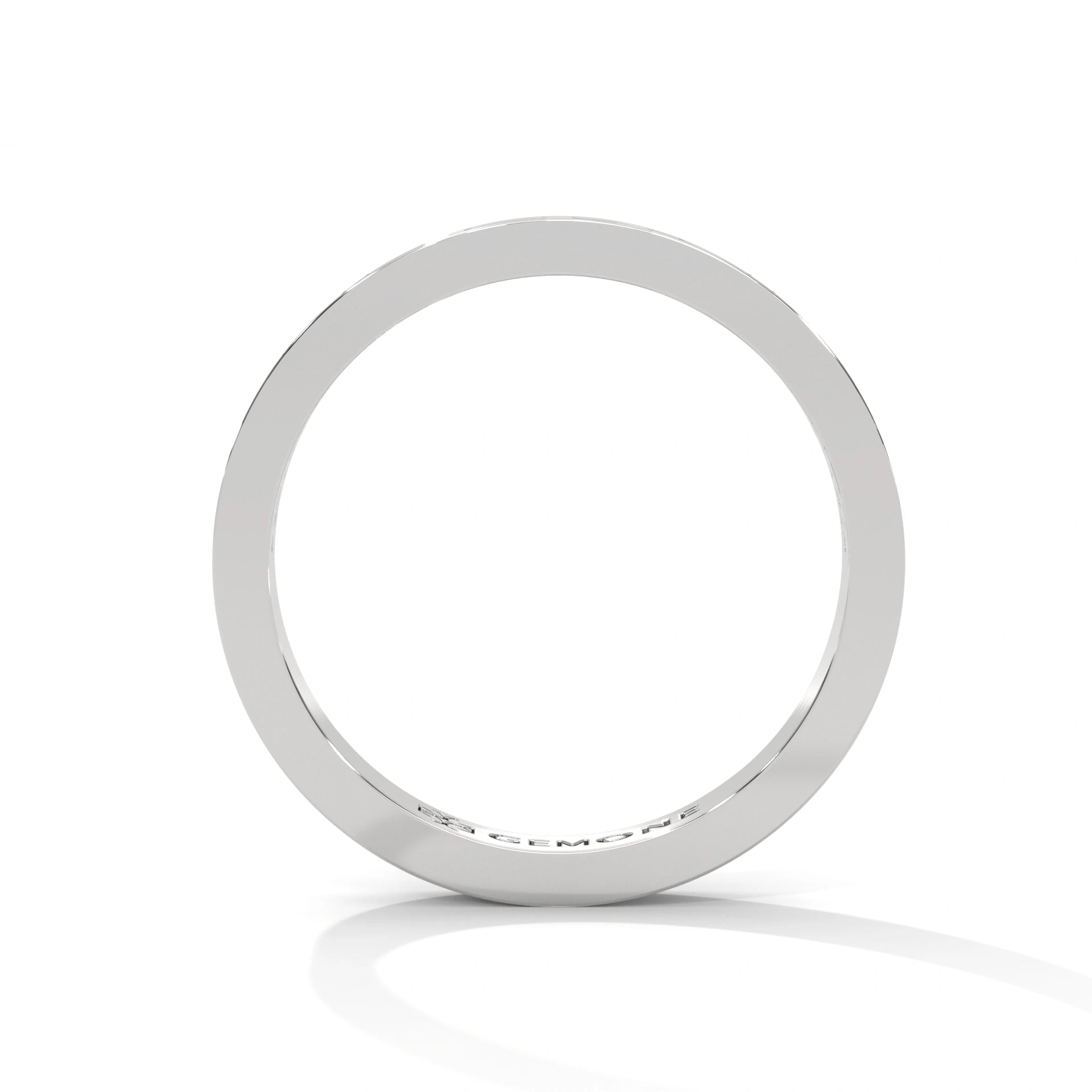 0.47 Ct Baguette Lab Diamond Wedding Band White Gold