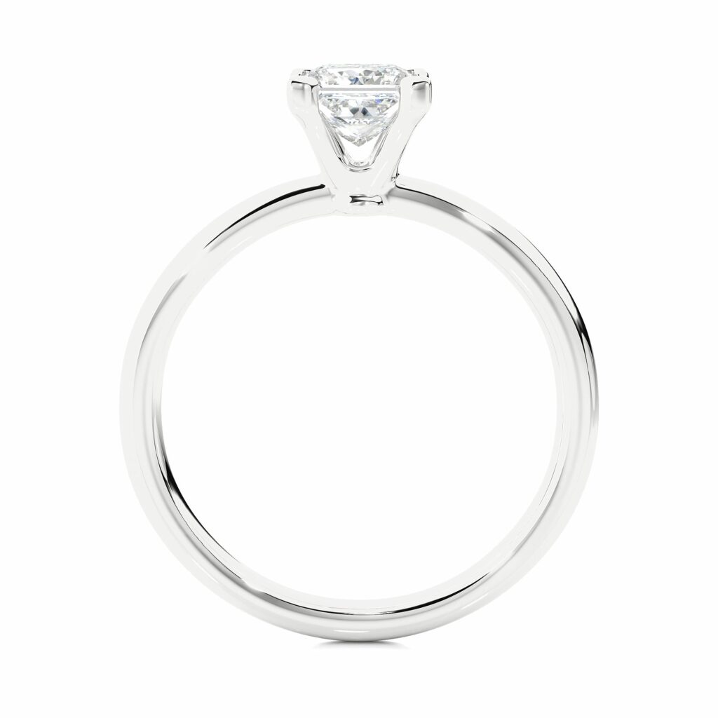 Princess Solitaire Lab Created Diamond Engagement Ring Solitaire Engagement Rings