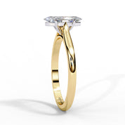 1 Ct Marquise Cut Solitaire Lab Created Diamond Engagement Ring