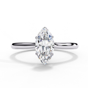 1 Ct Marquise Cut Solitaire Lab Created Diamond Engagement Ring 950 Platinum Natural Diamond