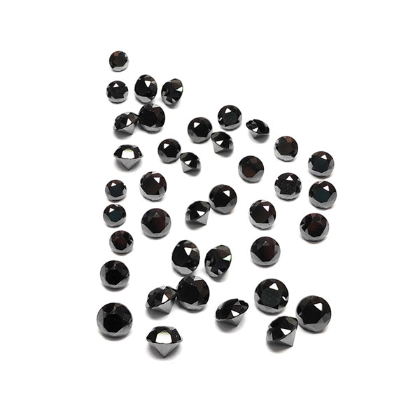 1 Ct Calibrated Natural Black Diamond Lot