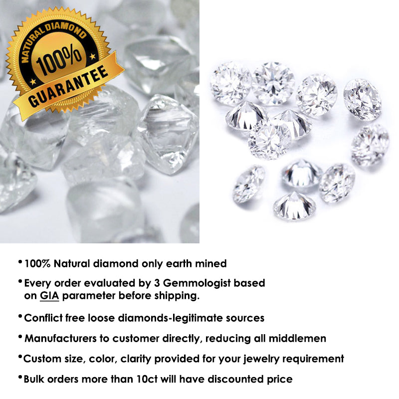 1 Carat VVS1/2 Clarity G/H Color Small Diamond Lot
