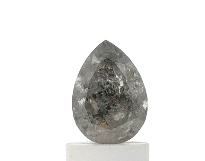 1.07 Carat Pear Shape Salt & Pepper Diamond
