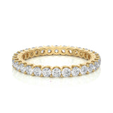 1.20 Ct Round Cut Prong Setting Diamond Wedding Band