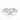 1.30 Ct Round Shaped Prong Setting Moissanite Ring With Accents In White Gold
