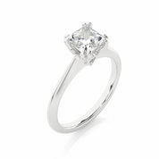 Princess Double Prong Solitaire Lab Created Diamond Engagement Ring Solitaire Engagement Rings