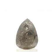 1.50 ct Pear Shape Salt and Pepper Diamond