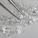 1 Carat VS1/2 G/H Color Round Cut Melee Diamonds Lot