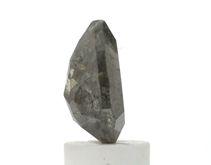 1.90 Carat Pear Cut Salt and Pepper Diamond
